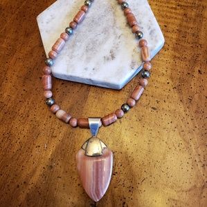 Jay king mine finds stone necklace